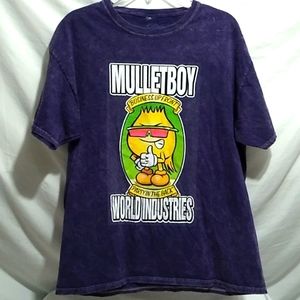 SALE! RARE! 90's World Industries Mullet Boy Business Up Front  (BX42)
